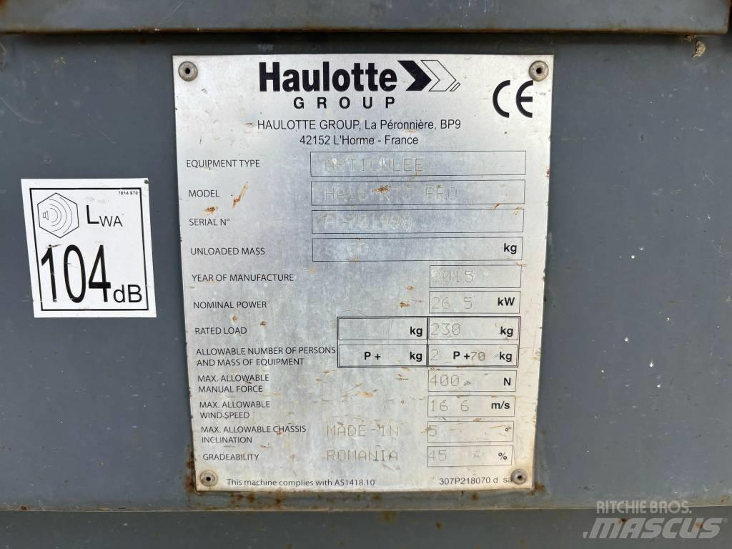 Haulotte HA 16 Articulated boom lifts