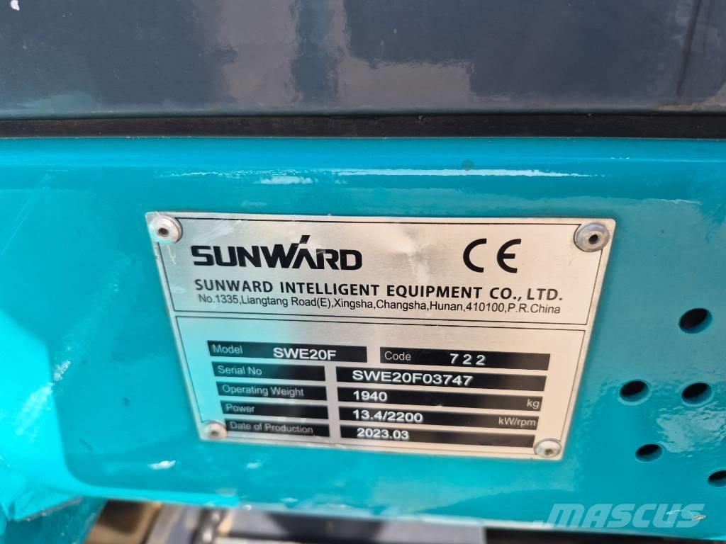 Sunward SWE 20 F Mini excavators < 7t (Mini diggers)