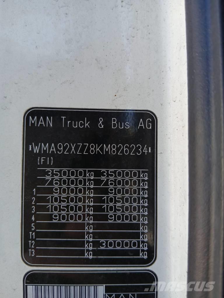 MAN TGX 35.580 Transport vehicles