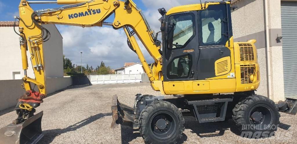 Komatsu PW98 MR10 Wheeled excavators