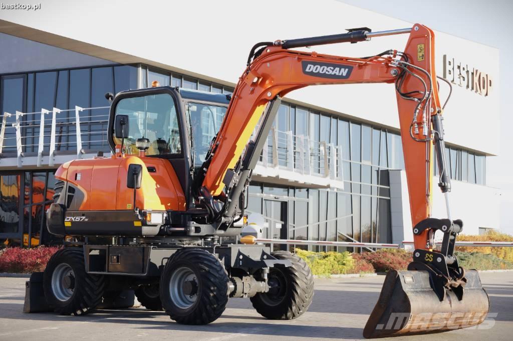 Doosan DX 57 W-5 Wheeled excavators