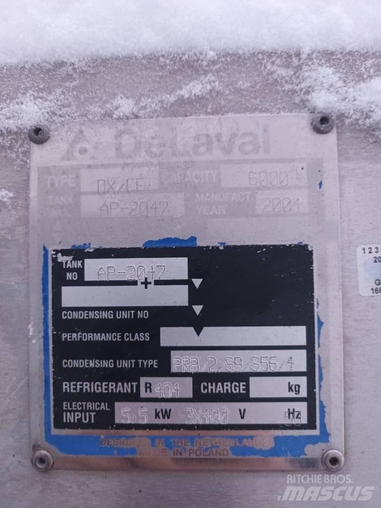 Delaval DX-CE Storage of milk