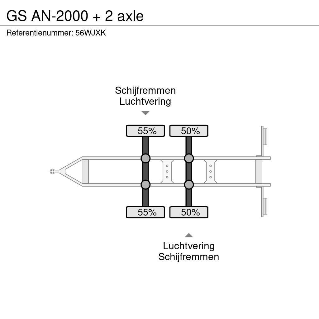 GS AN-2000 + 2 axle Flatbed/Dropside trailers