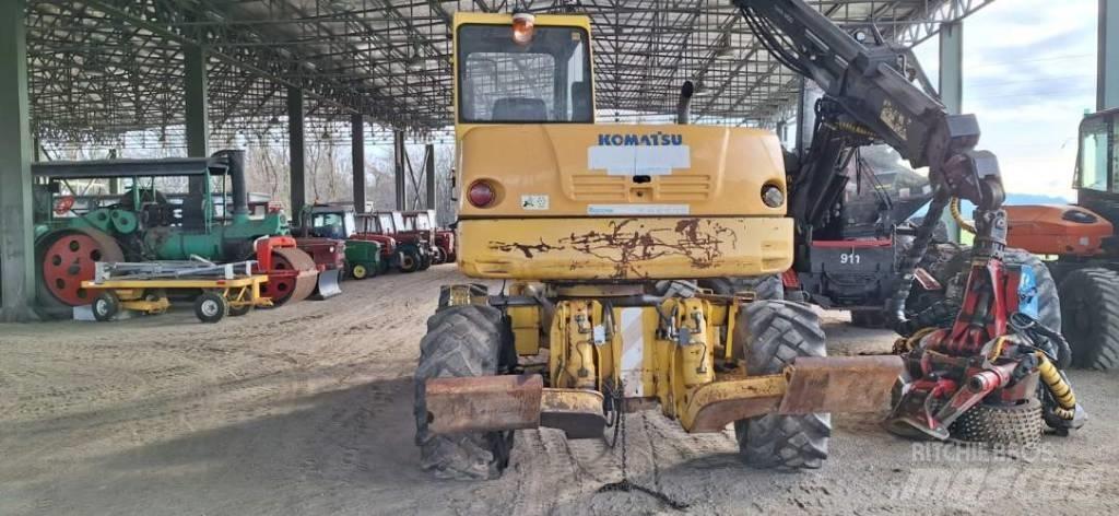 Komatsu PW 110 Wheeled excavators