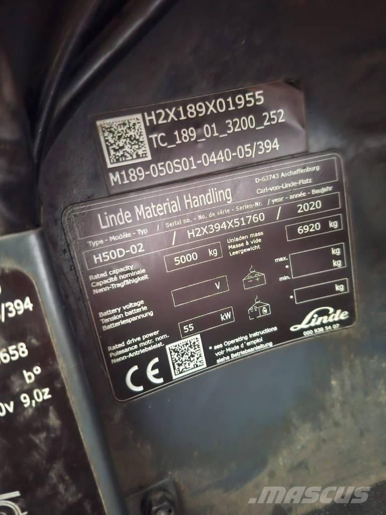 Linde H50D-02 Diesel trucks