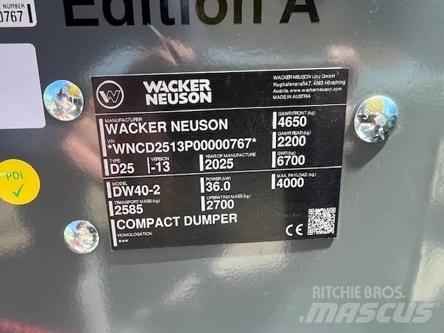 Wacker Neuson DW 40 Articulated Haulers