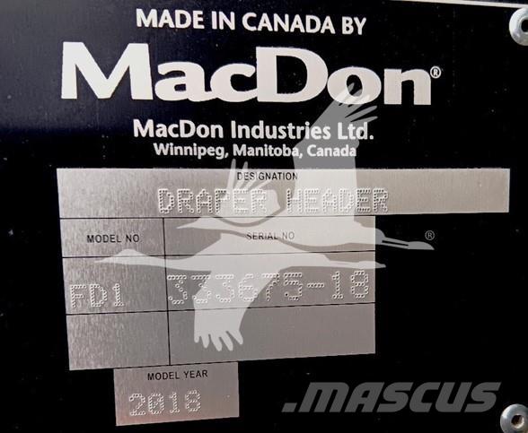 MAC DON FD145 Combine harvester heads