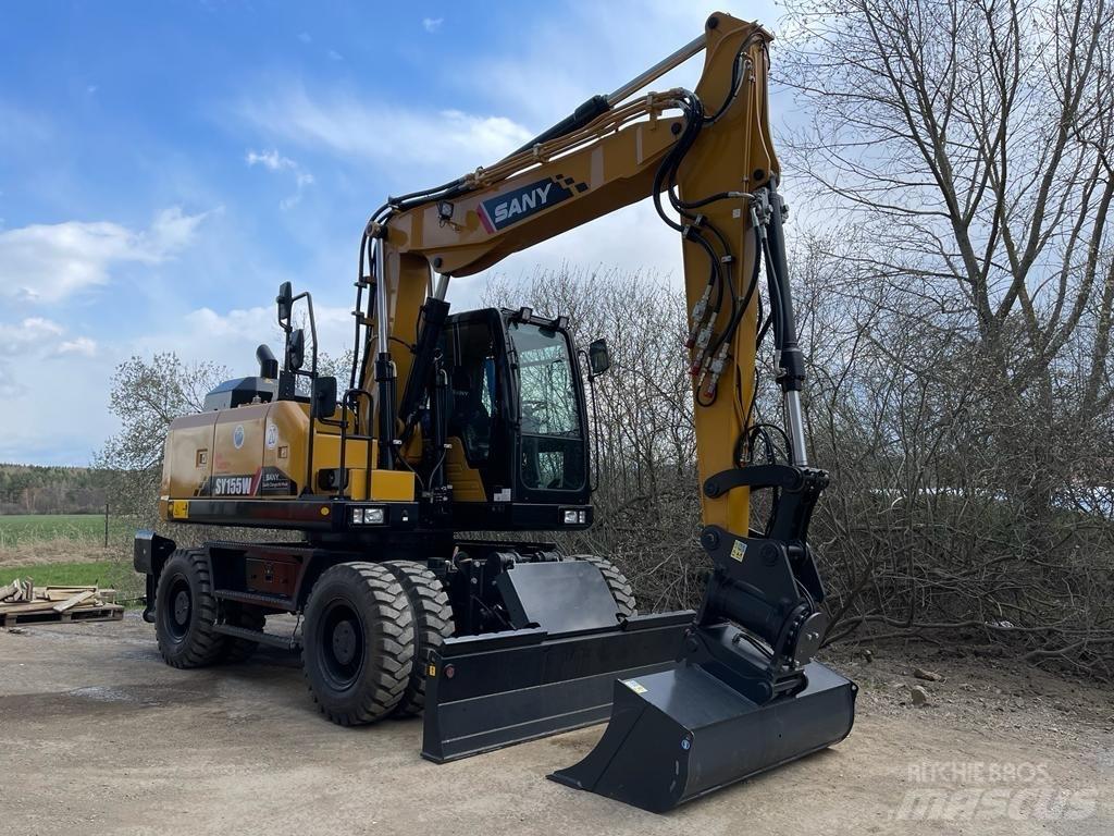 Sany SY155W Wheeled excavators