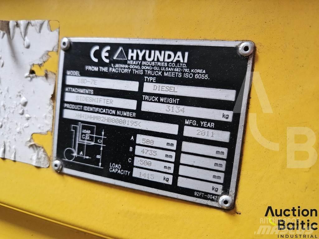 Hyundai 18D-7E Diesel trucks