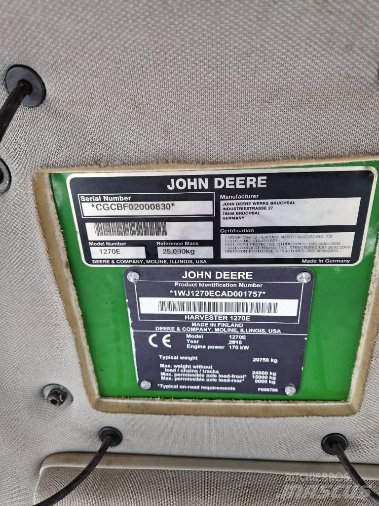 John Deere 1270E Harvesters