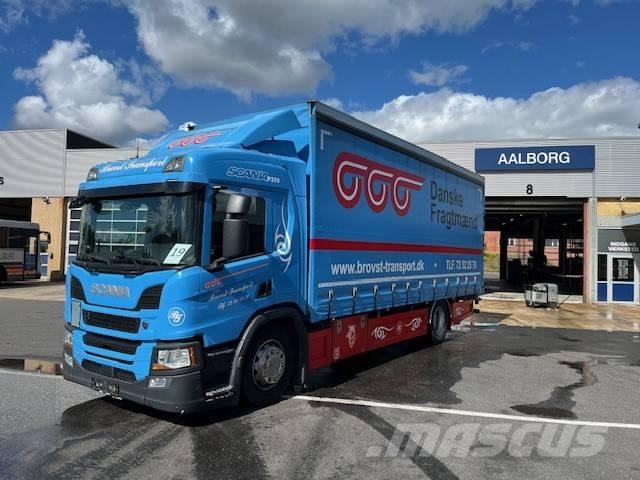 Scania P 370 Curtain sider trucks