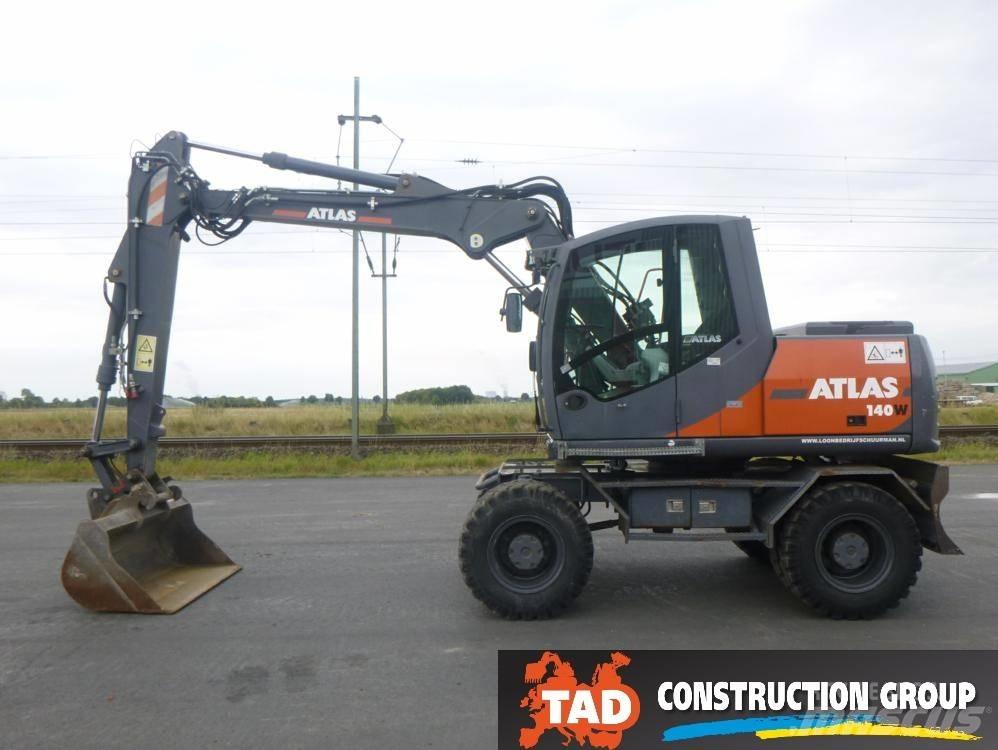 Atlas 140 W Wheeled excavators