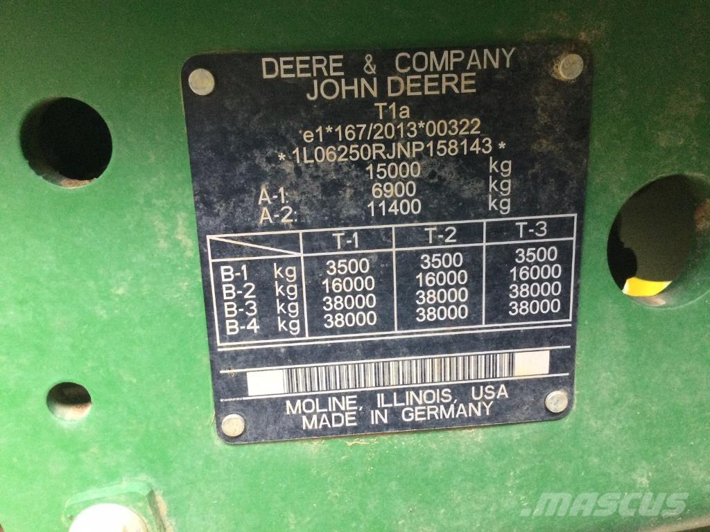 John Deere 6R250 Tractors
