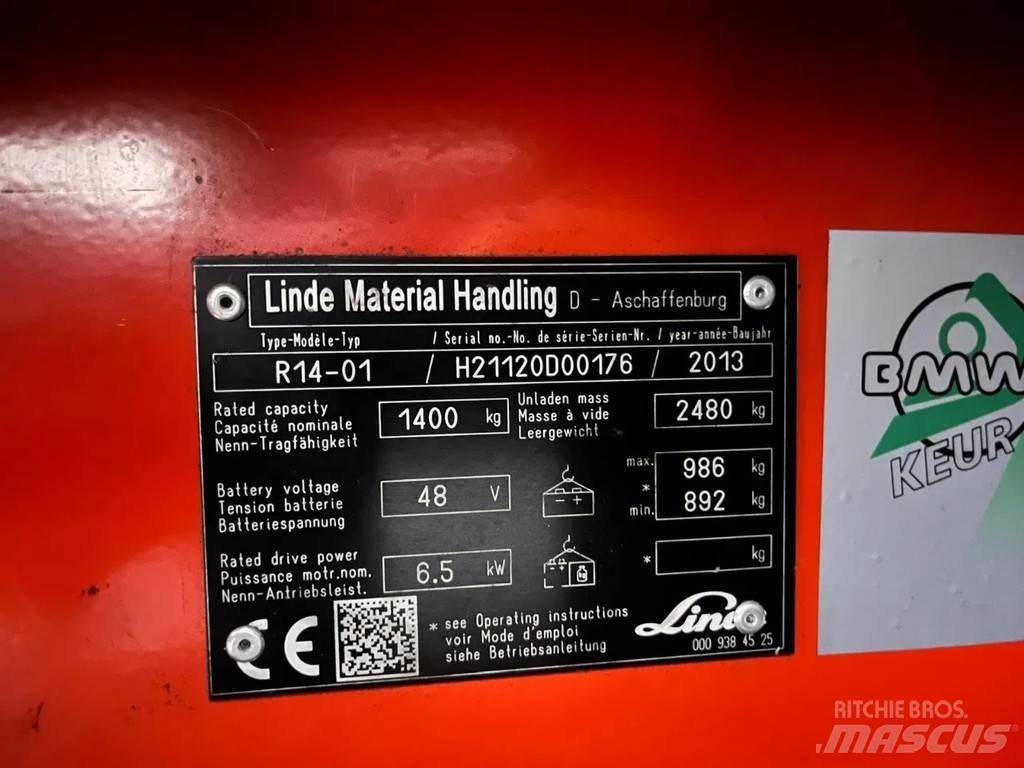 Linde R14-01 Reach truck