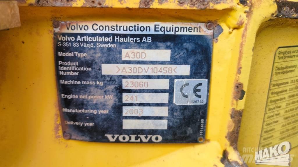 Volvo A 30 D Articulated Haulers