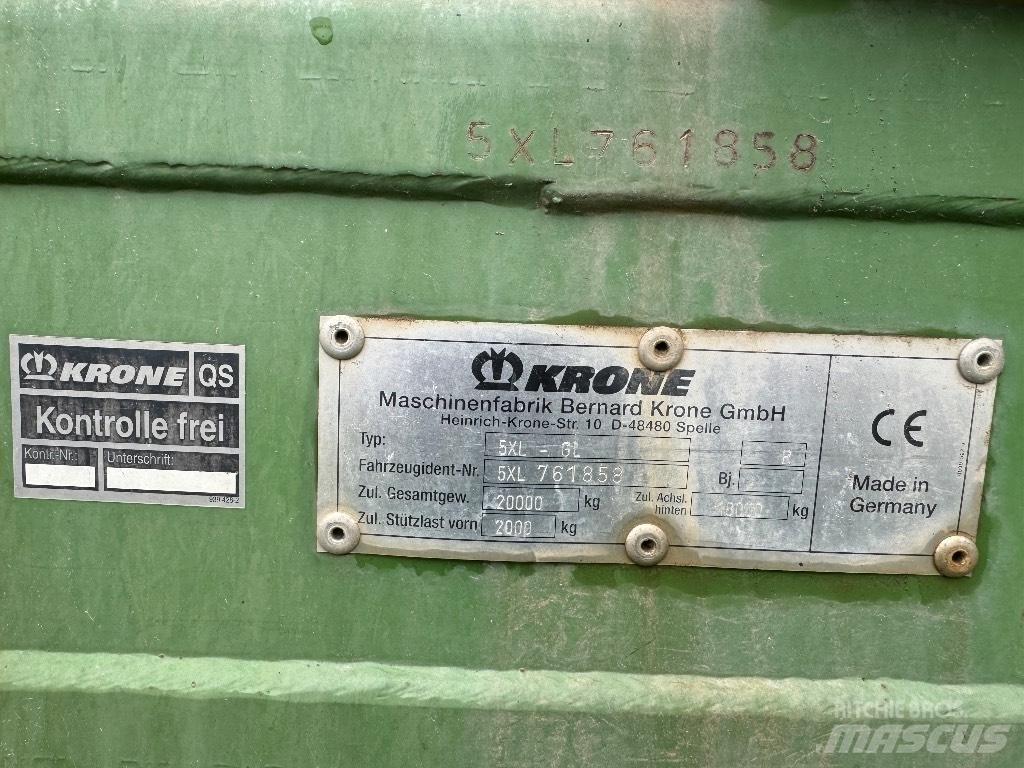 Krone 5 XL GL Self-loading trailers