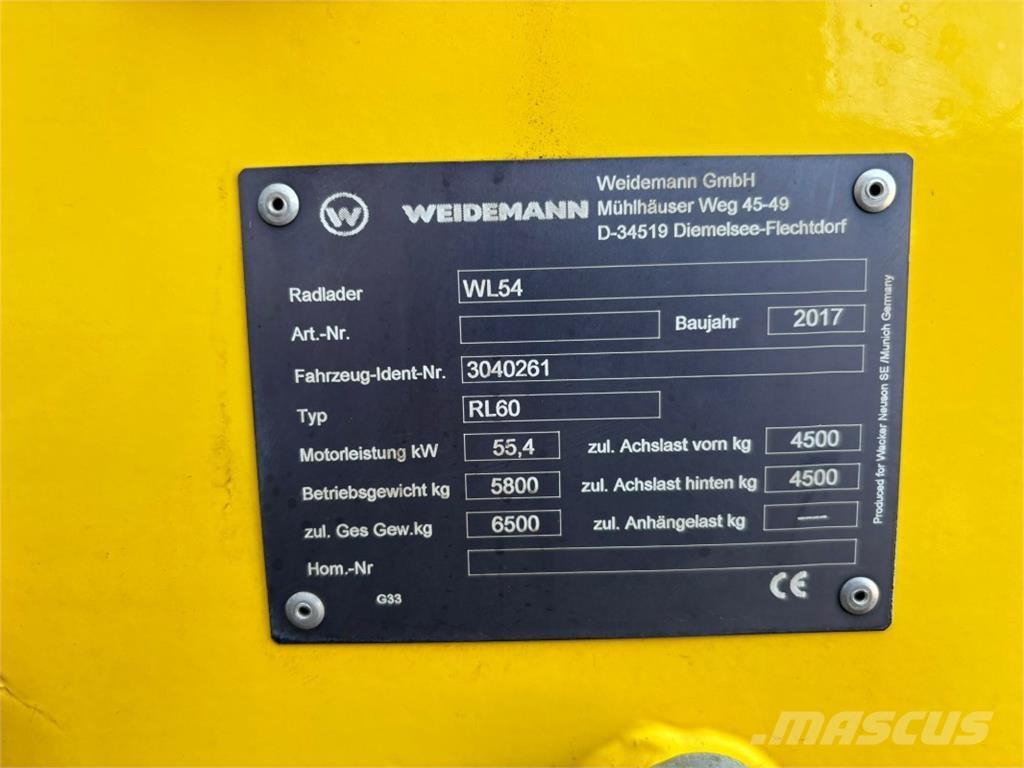 Wacker WL 54 Wheel loaders