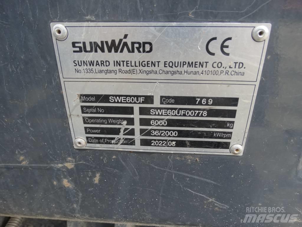 Sunward SWE 60 UF Mini excavators  7t - 12t
