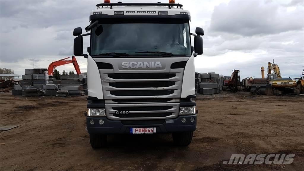 Scania G 490 Skip bin truck