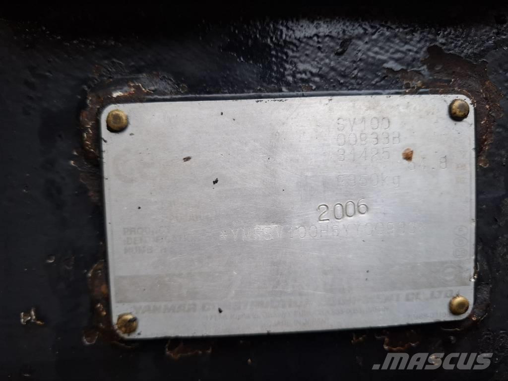 Yanmar SV 100 Mini excavators  7t - 12t