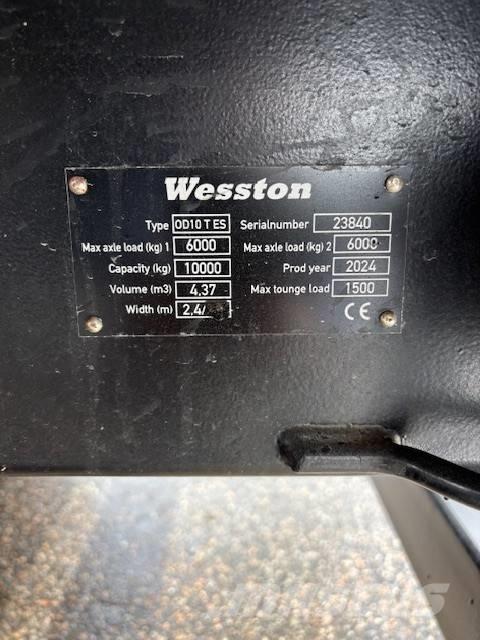  wesston Tippvagn Tipper trailers