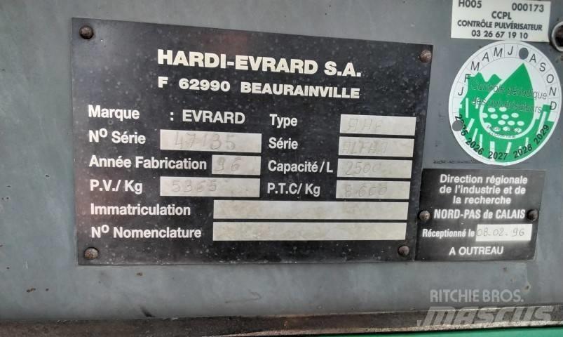 Evrard Alpha 2500 Self-propelled sprayers