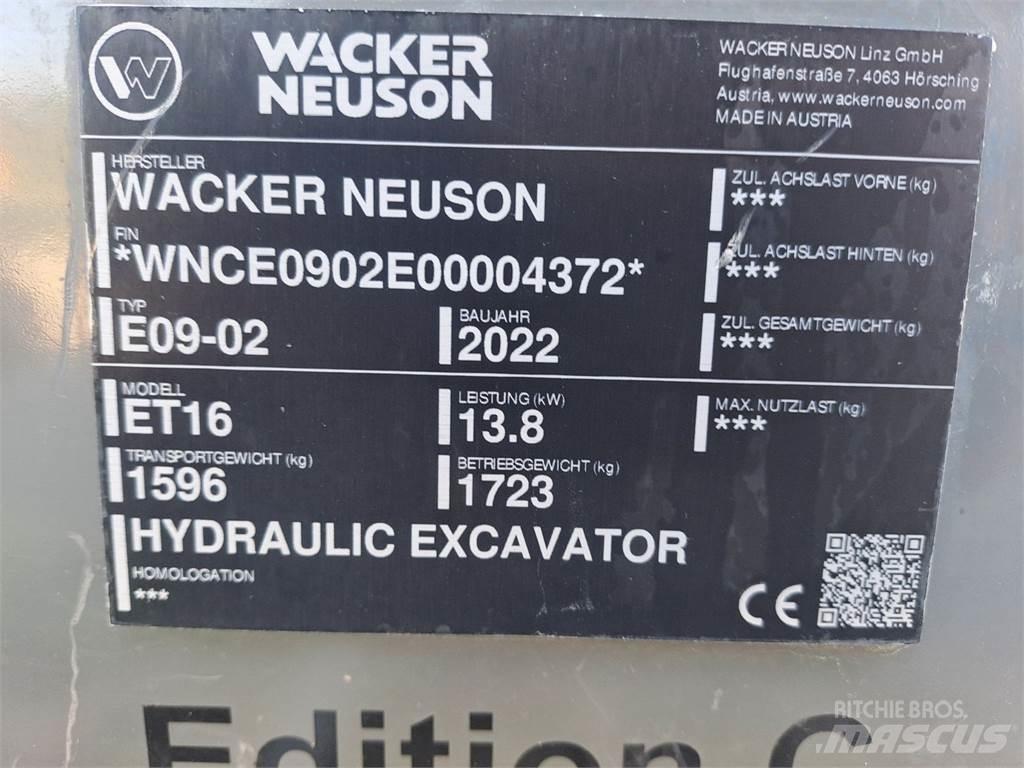Wacker Neuson ET16 Crawler excavators