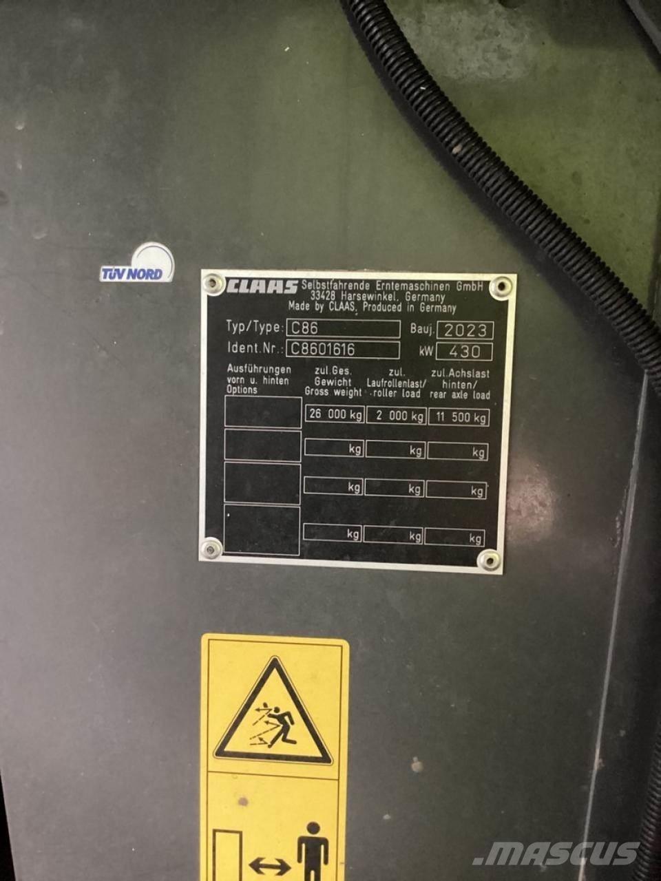 Claas 8700 TT Farm machinery