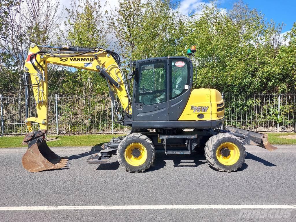 Yanmar B95W Wheeled excavators