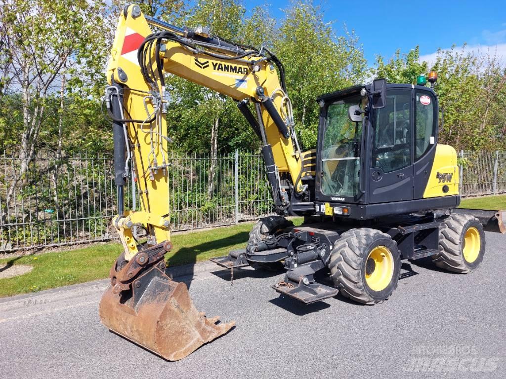 Yanmar B95W Wheeled excavators