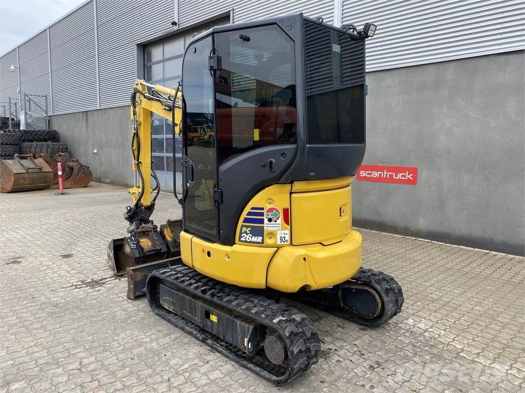 Komatsu PC26MR-5 Wheeled excavators