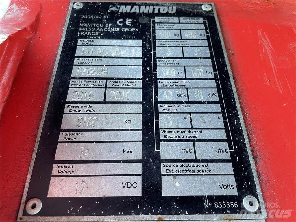Manitou 160ATJ+ RC Articulated boom lifts