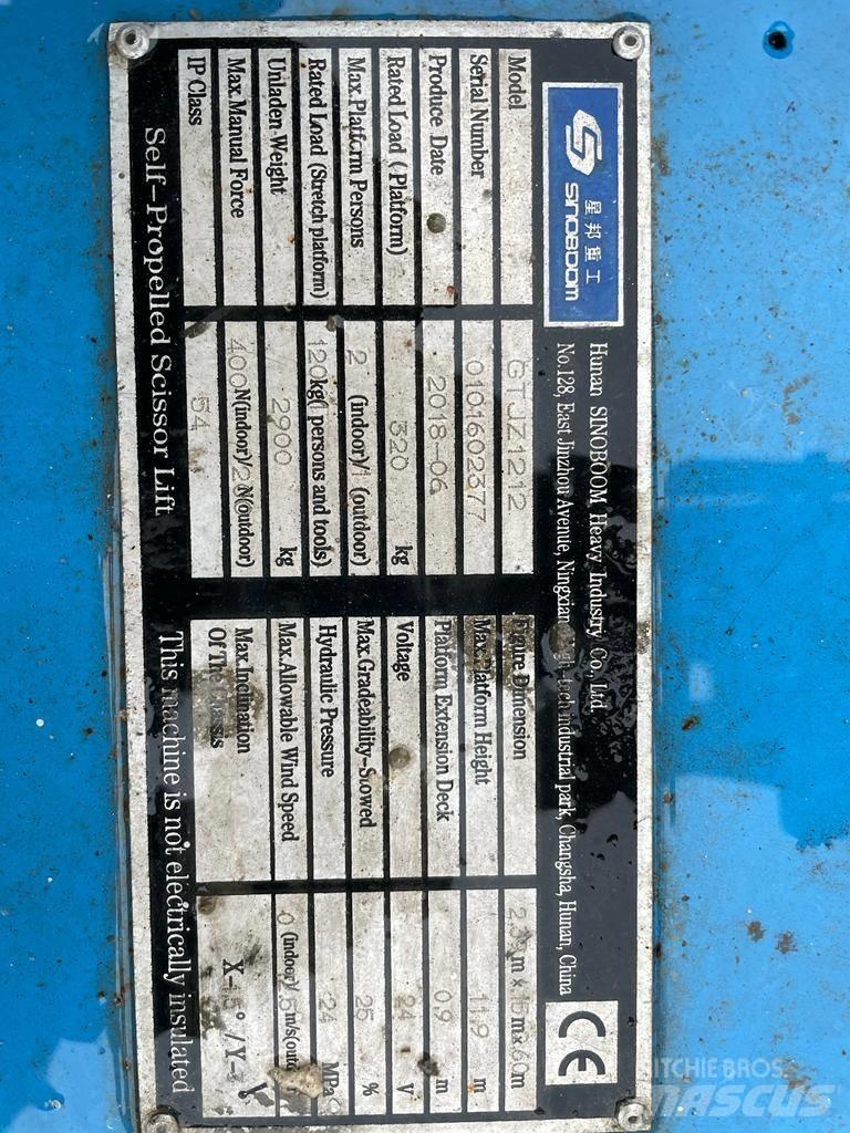 Sinoboom GTJZ 1212 Scissor lifts