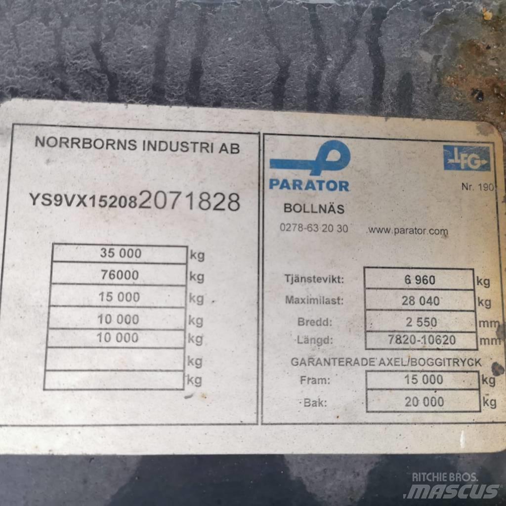 Parator VX 15-20 Box Trailers