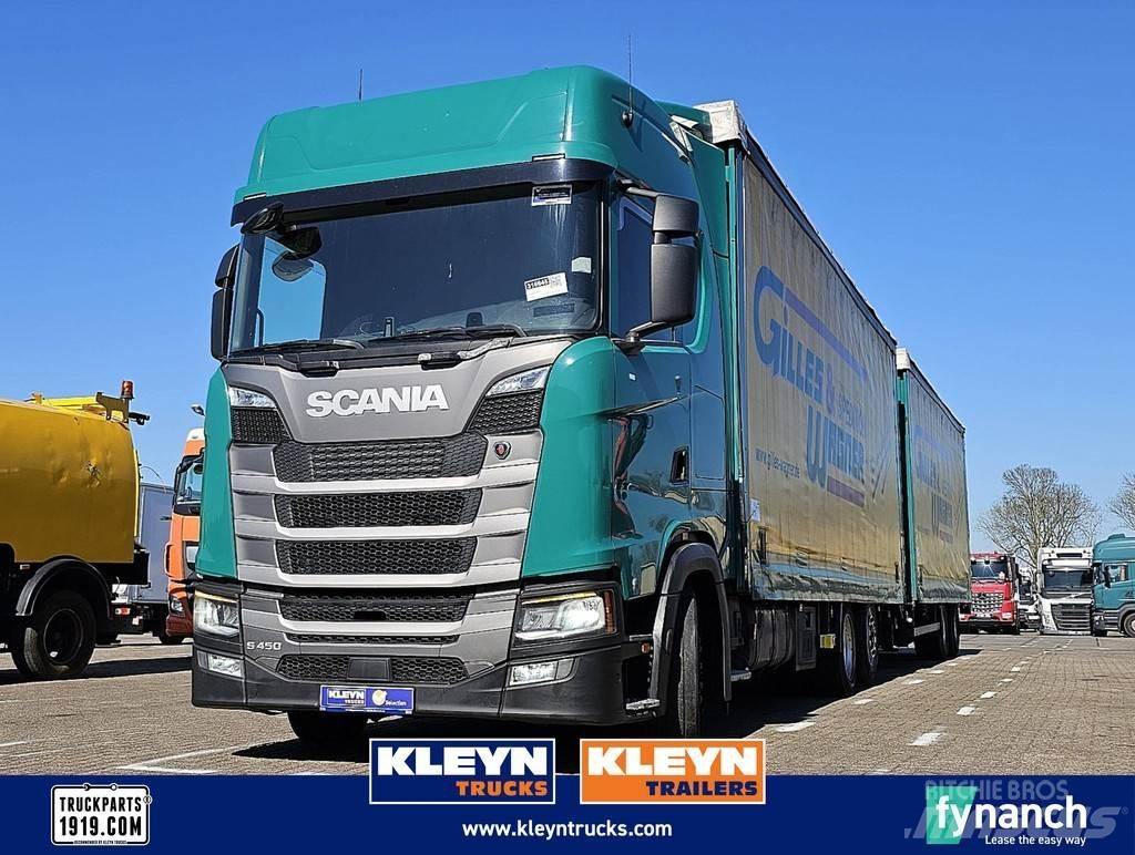Scania S450 6x2*4 Curtain sider trucks