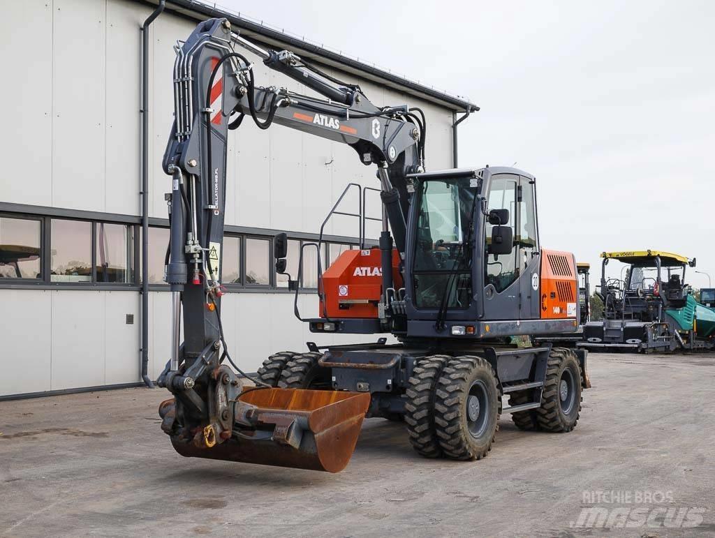 Atlas 140 W Wheeled excavators