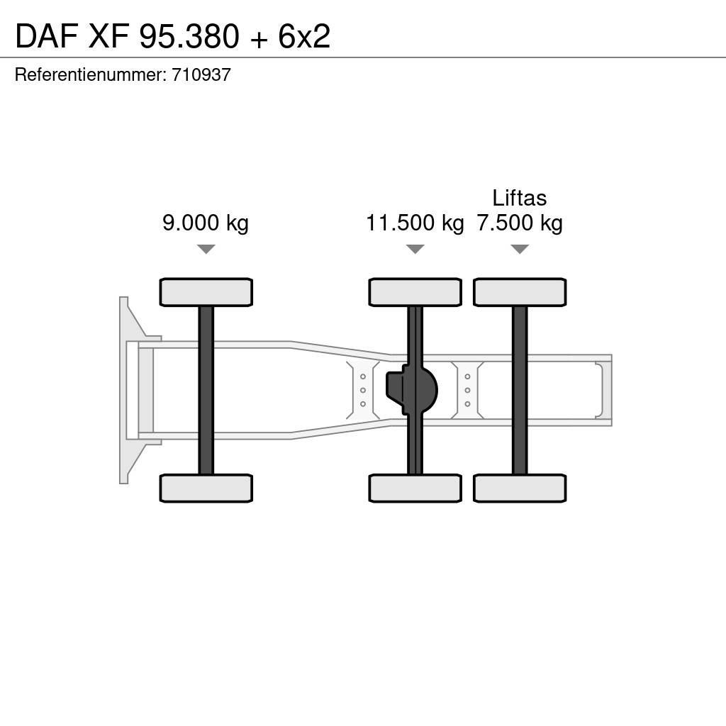 DAF XF 95.380 + 6x2 Prime Movers