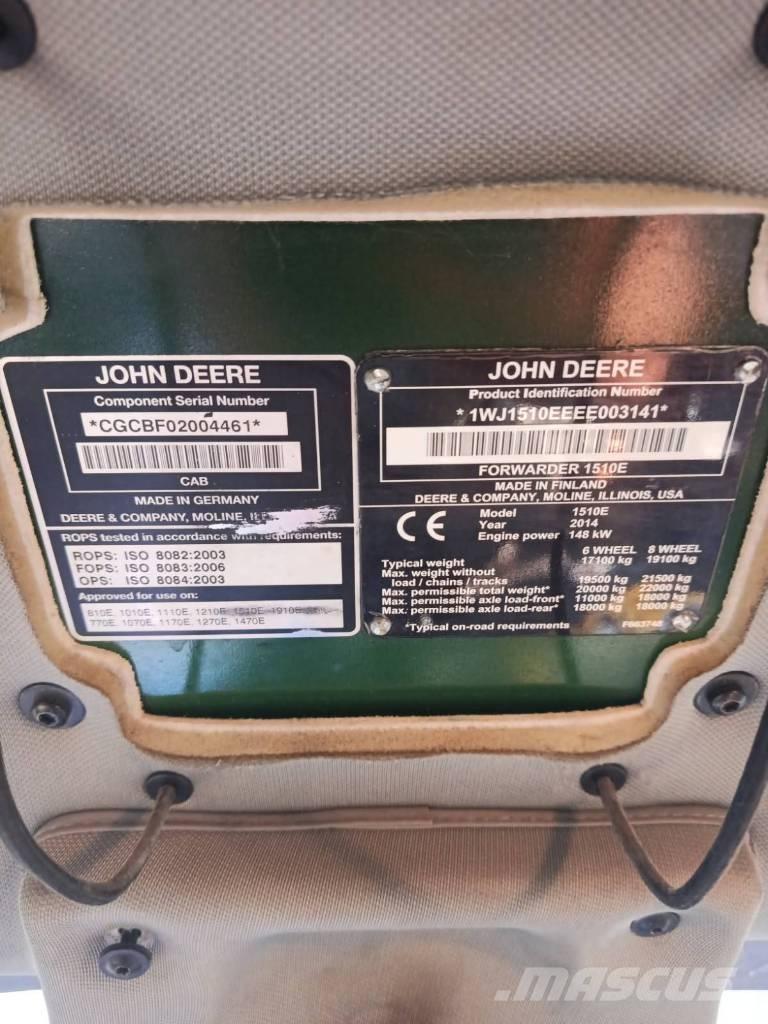 John Deere 1510 IT4 Forwarders