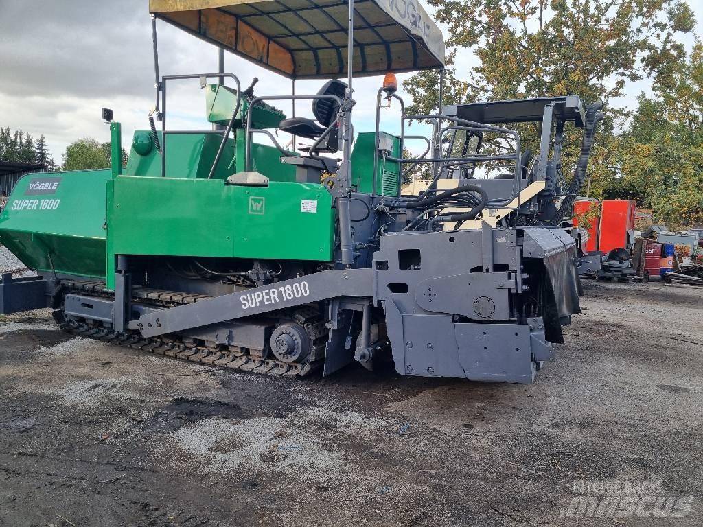Vögele super 1800 Asphalt pavers