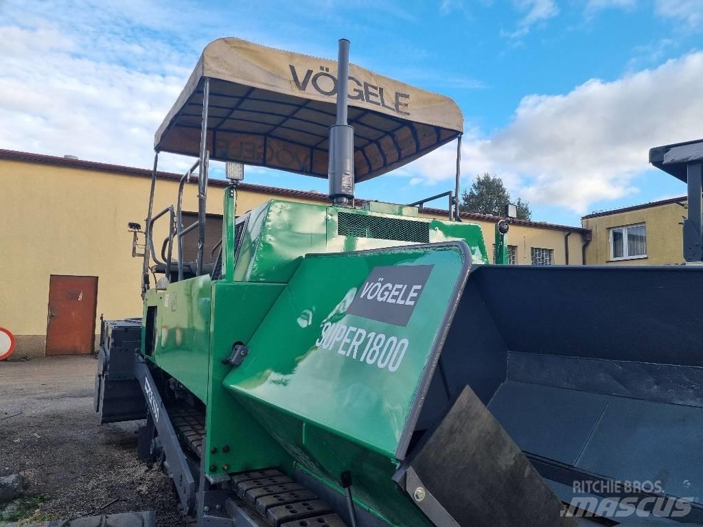 Vögele super 1800 Asphalt pavers