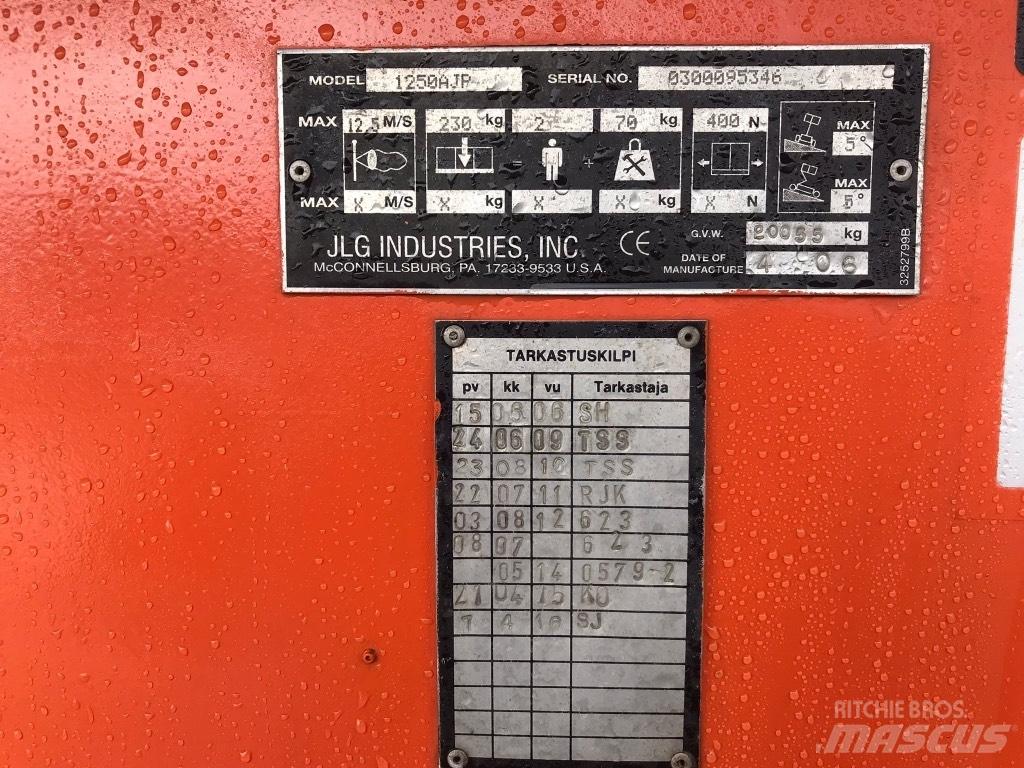 JLG 1250 AJP Articulated boom lifts