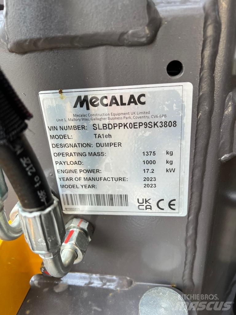Mecalac TA 1 EH Articulated Haulers