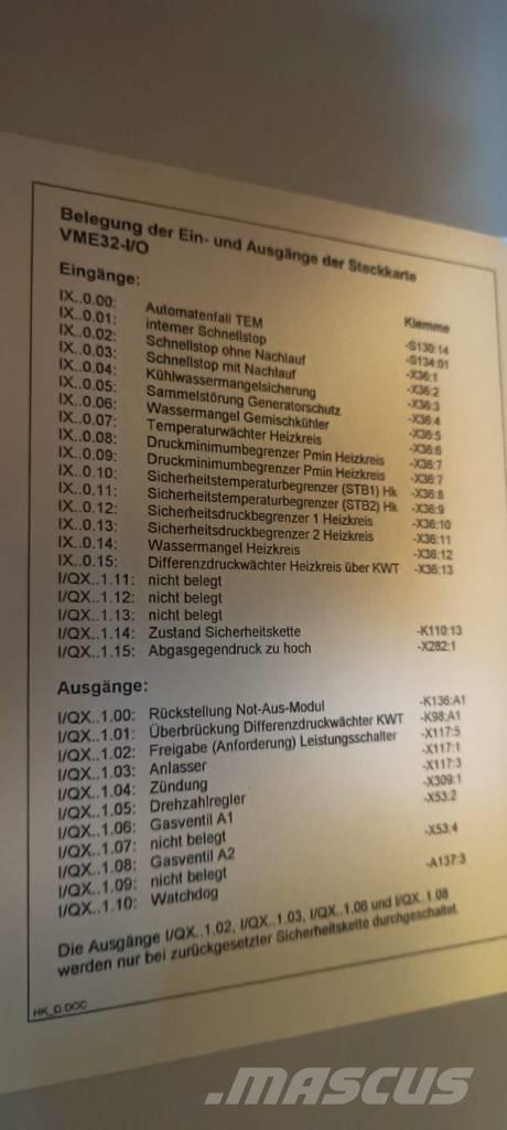 MWM TBG 620 V16 K Gas Generators