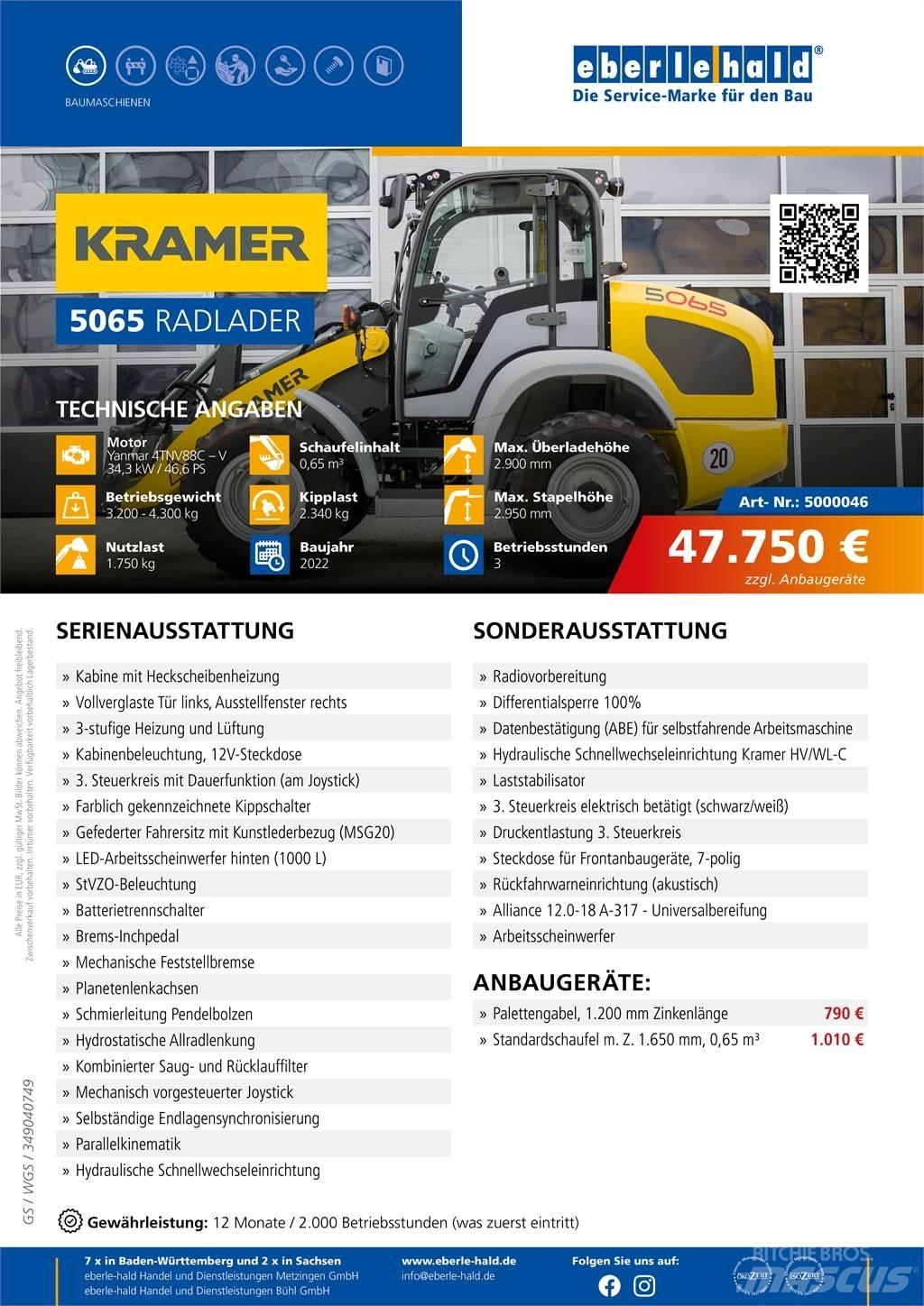 Kramer 5065 Wheel loaders