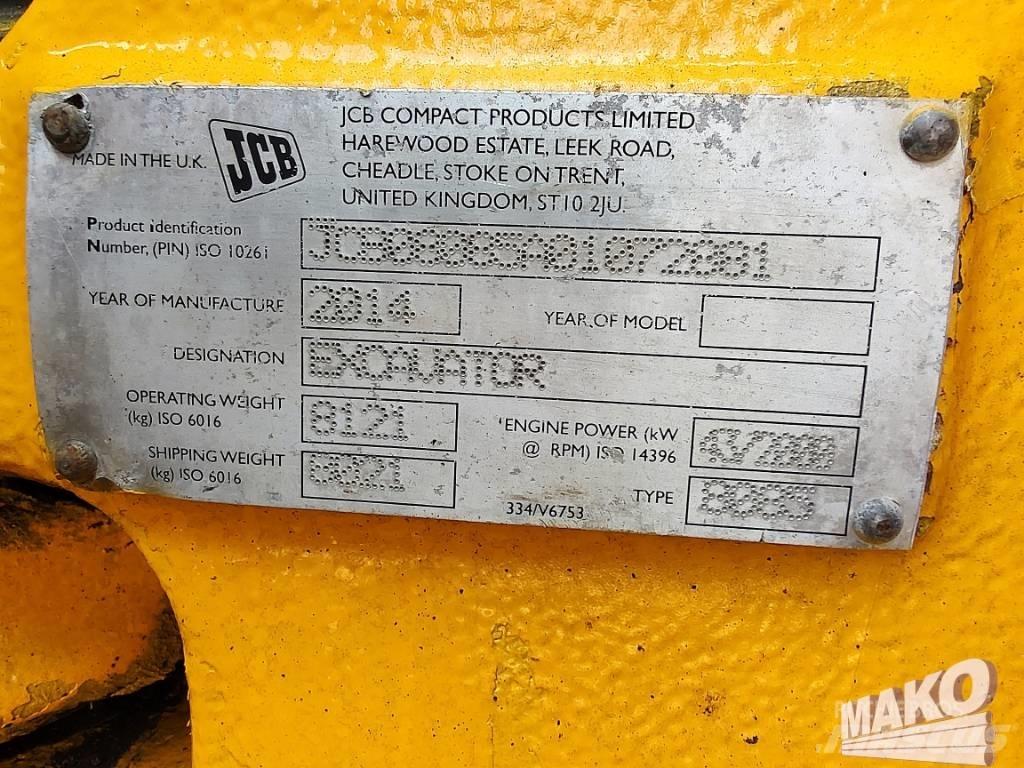 JCB 8085 ZTS Mini excavators  7t - 12t