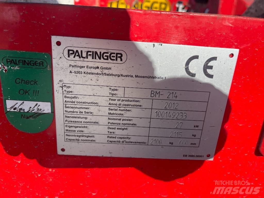 Palfinger BM 214 Truck mounted forklifts