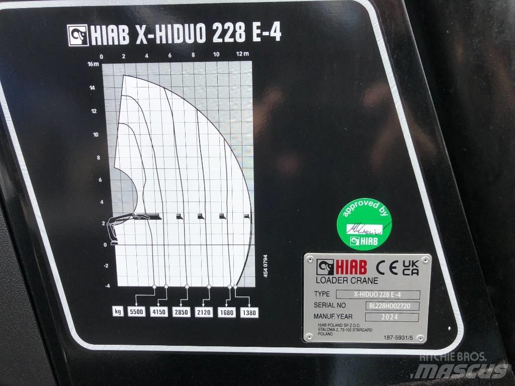HIAB X-HiDuo 228 E-4 Loader cranes