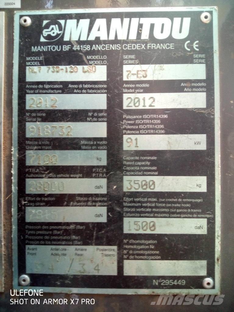 Manitou 735 LSU Telehandlers