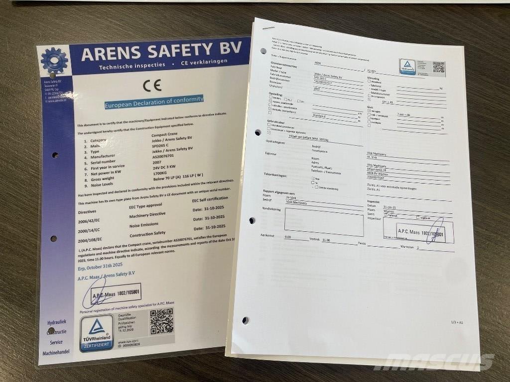 Jekko SPD 265 C Mini cranes