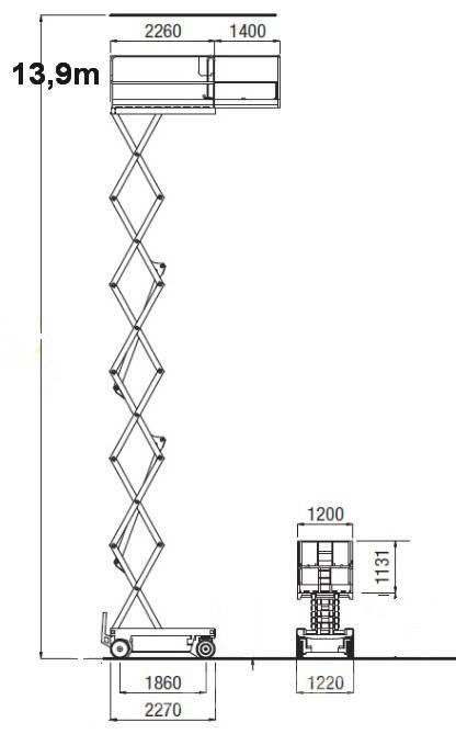 Iteco IT 12122 Scissor lifts
